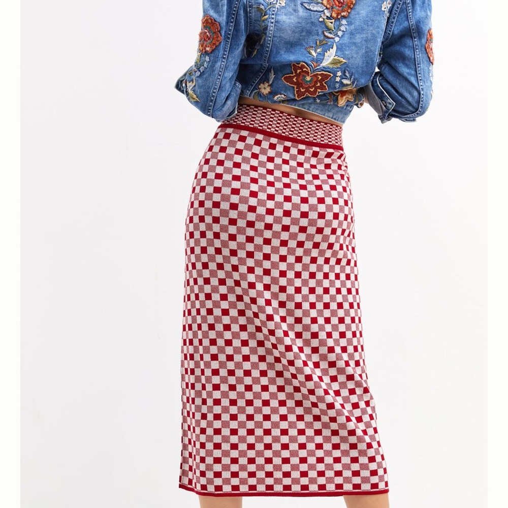 Anthropologie Cecilia Prado midi/maxi high rise or hipslung elastic waist skirt